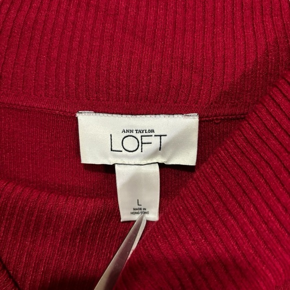 Loft Ann Taylor Cowl Turtleneck Long Sleeve Sweater Women's Size Large - Picture 2 of 9